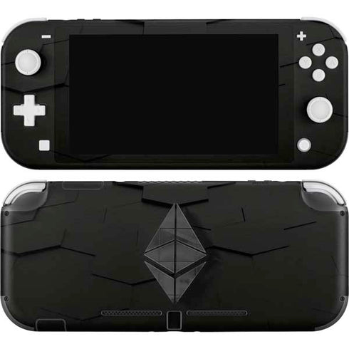 Ethereum Textured Logo Nintendo Switch Lite Skin